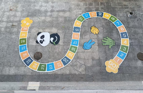 宿迁地面游戏彩绘