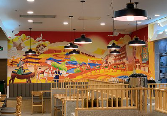 宿迁商业空间彩绘介绍。