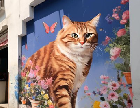 宿迁自己绘制有个性的手绘墙