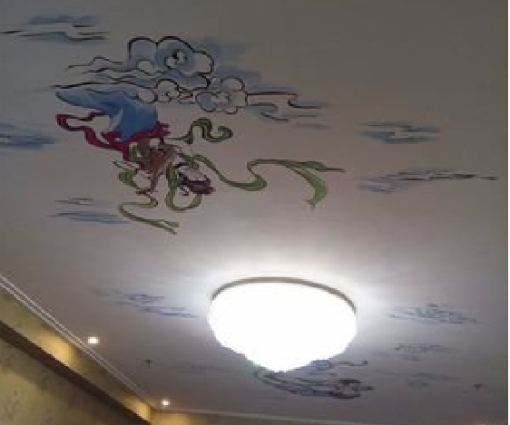 宿迁如何快速绘制天花板上的手绘墙？