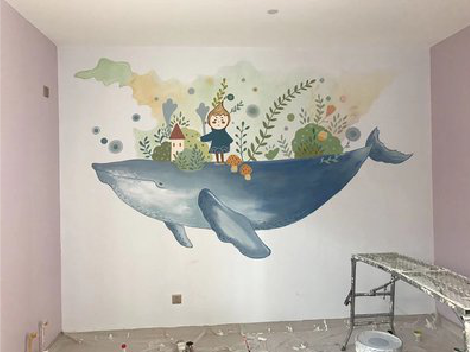 宿迁手绘墙的特点及优势。